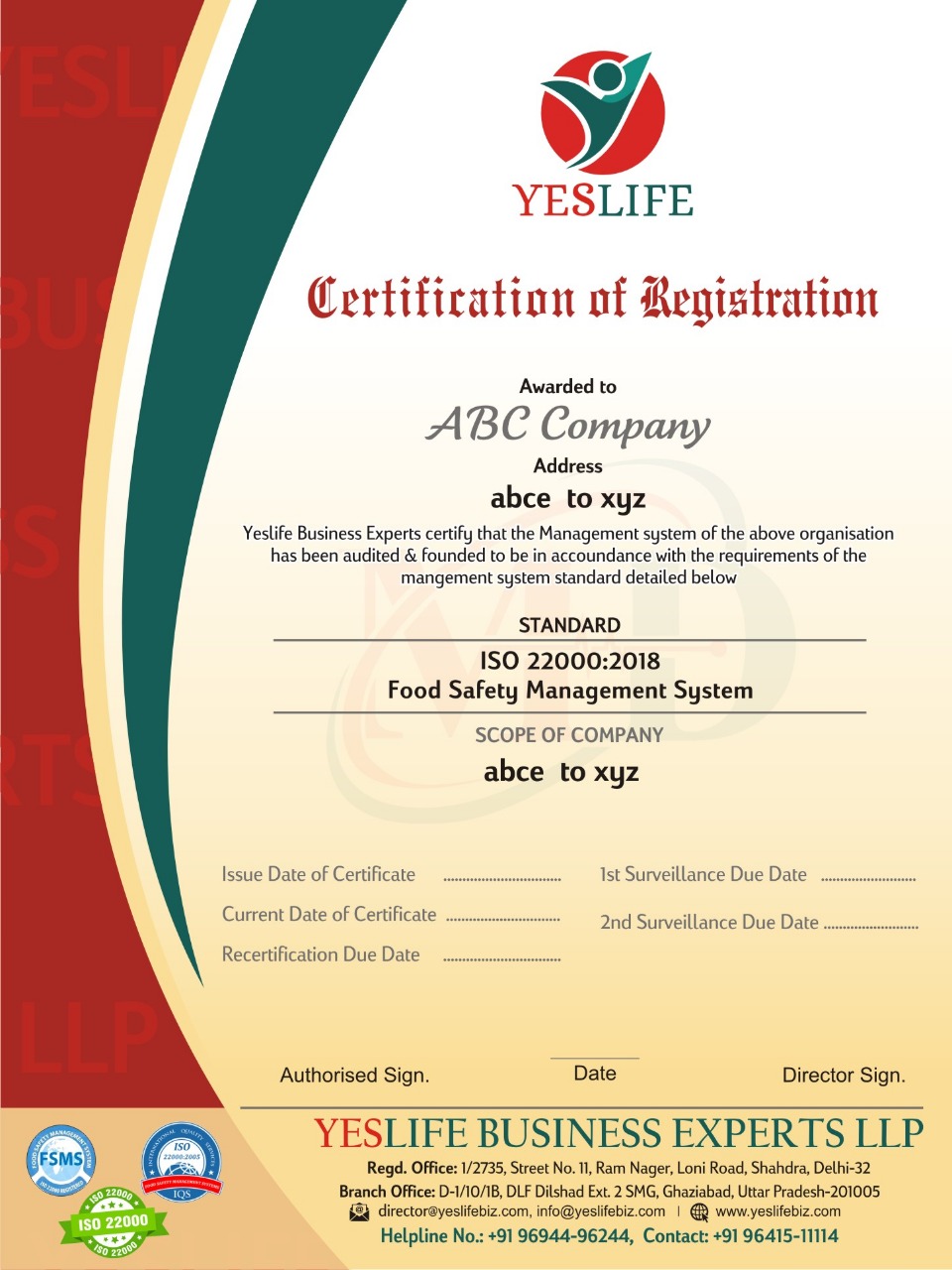 IS Consultancy - ISO 9001:2015 Certification